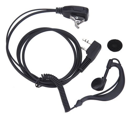 Auriculares Ptt De 2 Pines Para Uv5r Para Kenwood