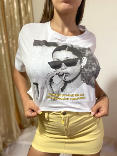 Remera Top Mujer Frase 