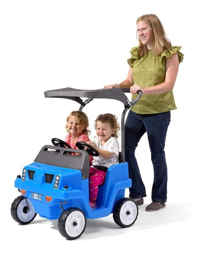 Carro Paseador Montable Infantil 2 Pasajeros Step2