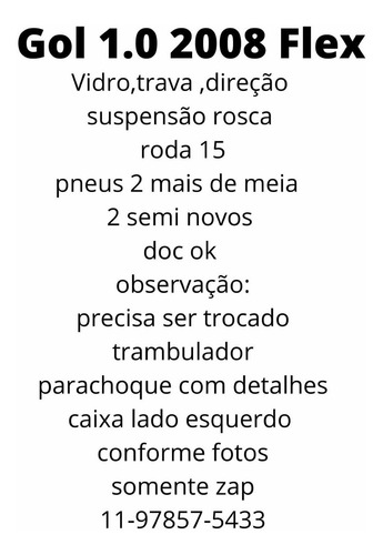 Imagem 13 de 13 de Volkswagen Gol 2008 1.0 City Total Flex 3p