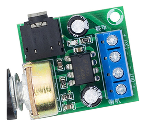 Tarjeta De Amplificador De Audio 20x Lm386 0.5-10w Dc3-12v