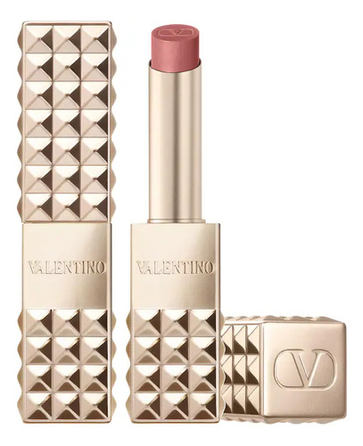 Valentino Spike Valentino Buttery Matte Lipstick Cor 123r - Spike A Pose - Mauve Nude