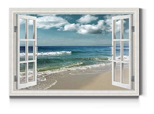 Cuadro Decorativo Renditions Gallery Sea Foam Shore Open Win