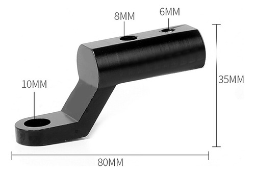 Para Adaptador Extensor Espaciador Luz Espejos M8 M6