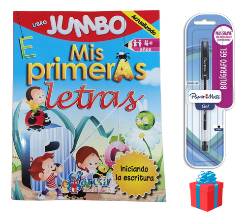 Libro Jumbo Mis Primeras Letras 4 Años Edit.garcia +obsequio