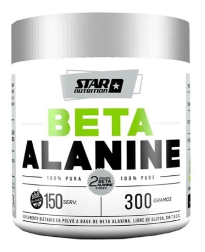 Beta Alanine 100% Pure X 300g - Star Nutricion X3 Unidades