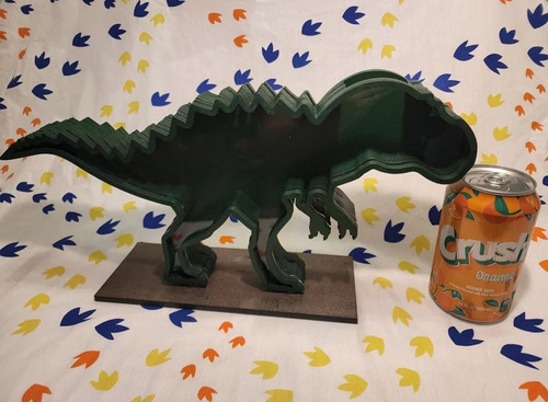Alcancia Dinosaurio T-rex Tiranosaurio Madera Dinero