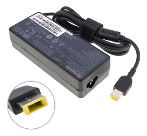 Cargador Lenovo 90w, 20v, 4.5a Rectangular Original