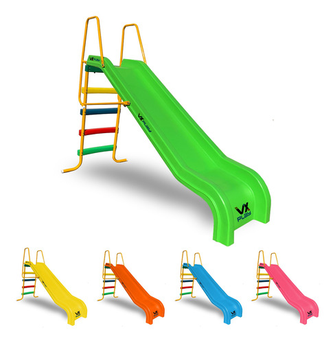 Tobogan Infantil 4 Escalones Bajada Rotomoldeo Doble Pared