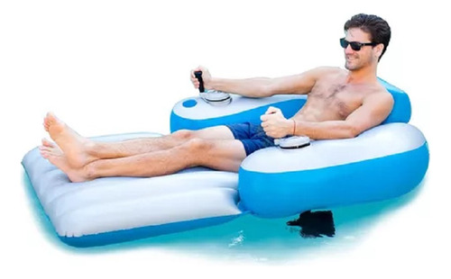 Flotador Inflable Sillón Alberca Motorizado Cama Piscina Msi