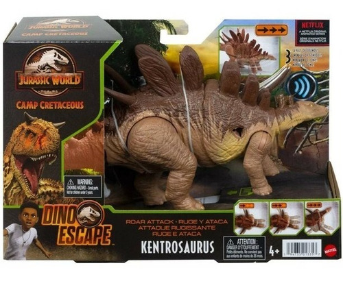 Dinosaurio Kentrosaurus Jurassic World Con Sonidos Mattel