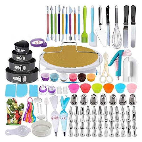   Para Decoración De Pasteles, 333 Piezas Kit De   Par...