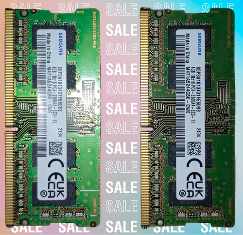 Ram Ddr4 Sondimm 2x4 (8gb) Buen Estado 