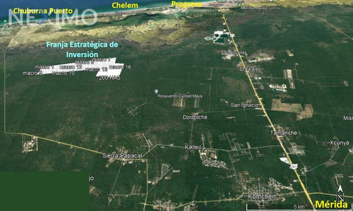 Imagen 3 de 8 de Terreno En Carretera Merida Progreso Gran Plusvalia Cerca De Playas
