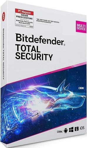Bitdefender Total Security: Suscripción De 1 Año Para 5 Dispositivos Código Activación