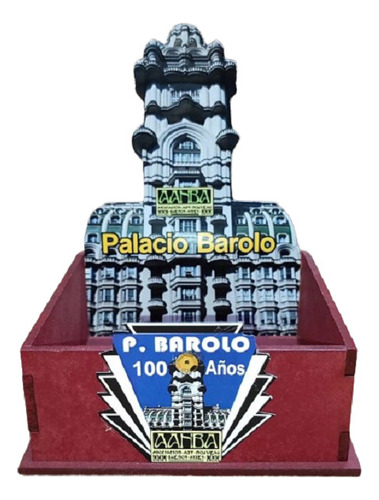 Porta Taco Para Escritorio, Palacio Barolo 100 Años. Aanba.