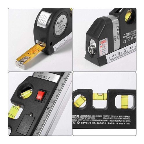 Herramienta 3 En1 Nivel Huincha Laser Multiuso Construccion