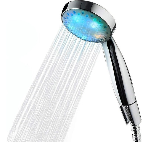 Mango De Ducha Led Multicolor Baño Cambia Según Temperatura