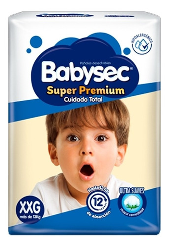 Babysec Pañales Desechables Super Premium Talla Xxg / 14 Un