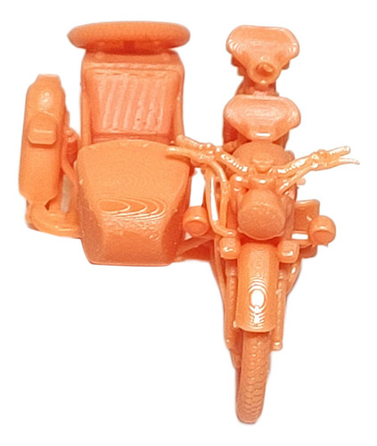 5 X 1/64 Modelo De Motocicleta De Ruedas Sin Pintar,
