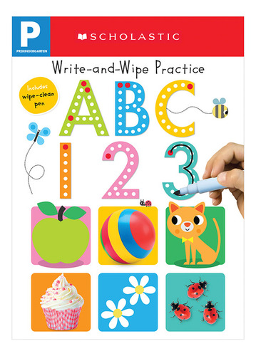 Libro Abc 123 Write And Wipe Flip Book: Scholastic Early ...