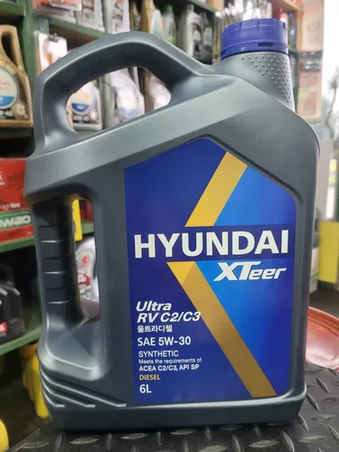 Aceite para motor 5W30 Hyundai Xteer Diesel Ultra C3 Dpf Sn - 6 Litros