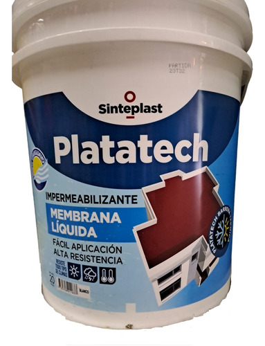Membrana Liquida 20 Kg. Blanca Platatech