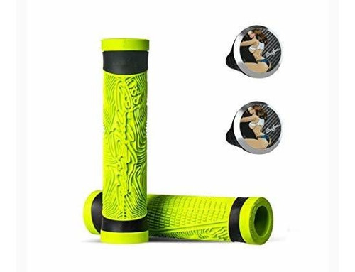 Manpla - Enlee Bike Handle Grips Mountain Bike Handlebar Gri