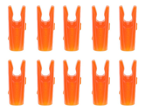 20x Color Naranja Tiro Con Caza Flecha Insertar Pin Nock Eje
