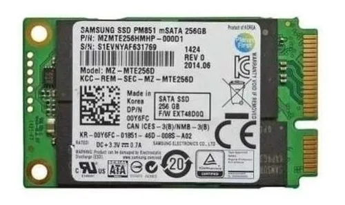 Samsung msata 256gb sale