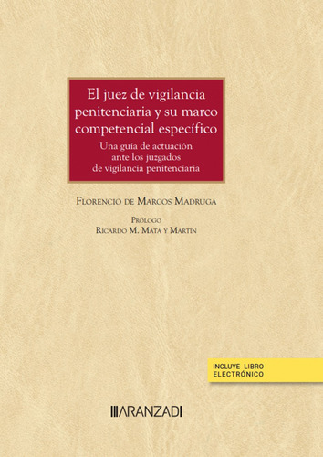 El Juez De Vigilancia Penitenciaria Y Su Marco Competencial 