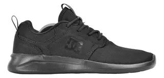 Tenis Dc Shoes Mujer Dama Casual Negro Midway