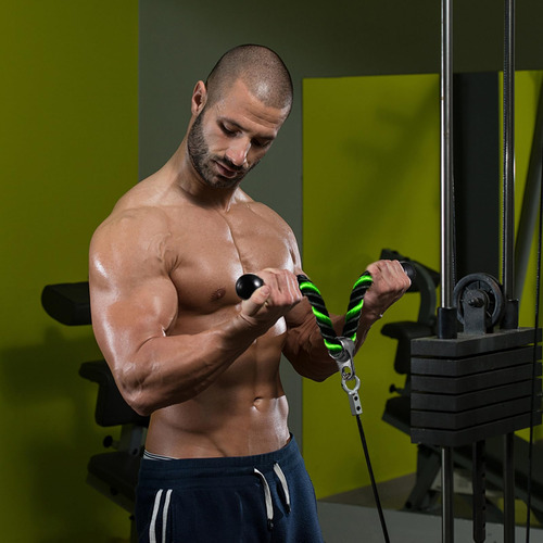 Awefrank - Cable De Cuerda Para Tríceps, Cuerda Desplegable