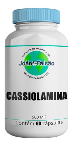 Cassiolamina 500mg 60 Cápsulas Sabor Natural