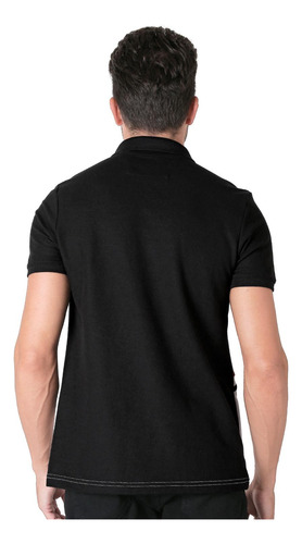 Playera Moda Polo Hombre Negro Stfashion 71604800