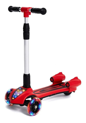 Monopatin Patineta Scooter Niña Y Niños Musical Con Bluetoth