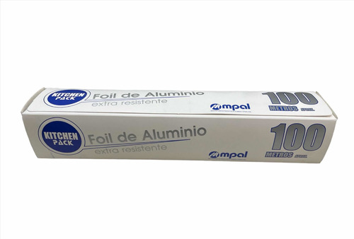 Papel Aluminio 100 Metros Con Caja Prointegral - Mas Vendido
