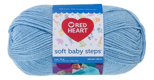 Estambre Acrílico Suave Liso Soft Baby Steps Red Heart Coats