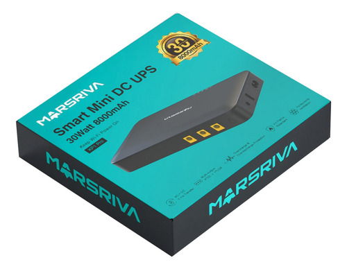 Mini Ups Portatil Dc Router Modem 30w Usb 5v 9v 12v 16000mah