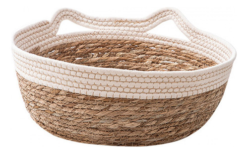 Cesta Para Cama De Gato Tejida A Mano Cama De Salón