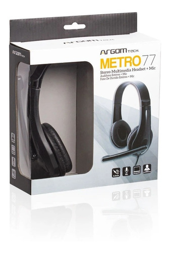 Audifonos Con Microfono Argomtech Metro 77