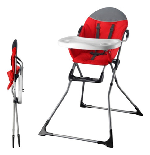 Silla Periquera Para Bebé Aeiou 101b Ajustable Rojo