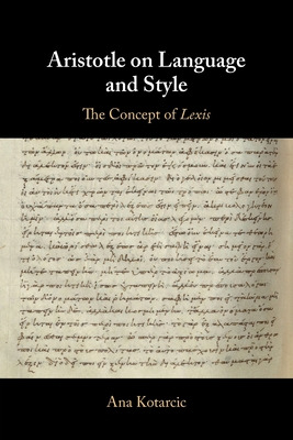 Libro Aristotle On Language And Style: The Concept Of Lex...