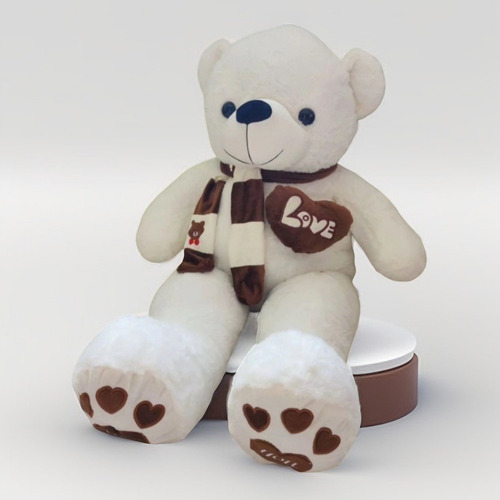 Peluches Oso 1 Metro Grande Con Lazo
