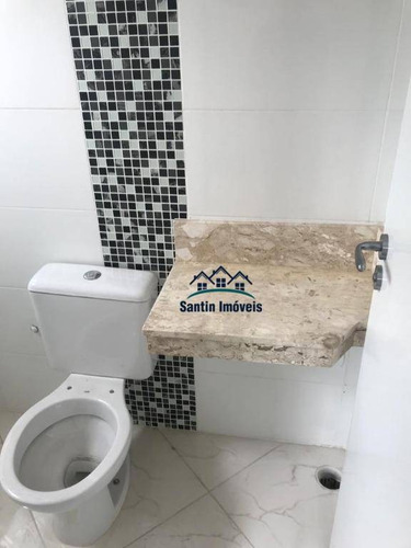 Imagem 9 de 22 de Sobrado Com 2 Dormitórios,(01 Suíte )quintal Amplo C Churrasqueira 02 Vagas À Venda, 90 M² Por R$ 330.000 - Vila Príncipe De Gales - Santo André/sp - So0327