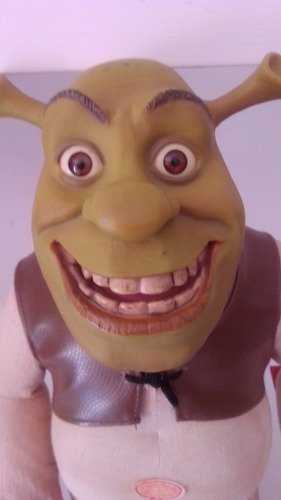 Muñeco Shrek Con Audios Y Etiqueta Mcfarlane 2001 38cm (Usado)
