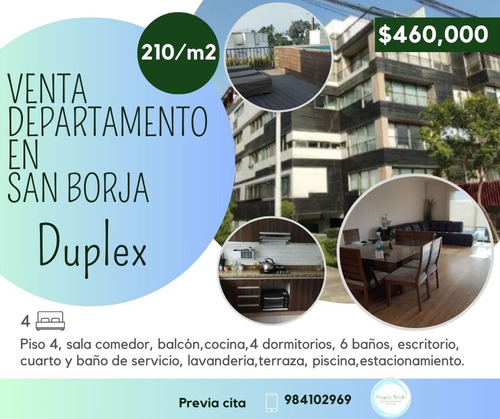 Venta Dpto Duplex En San Borja