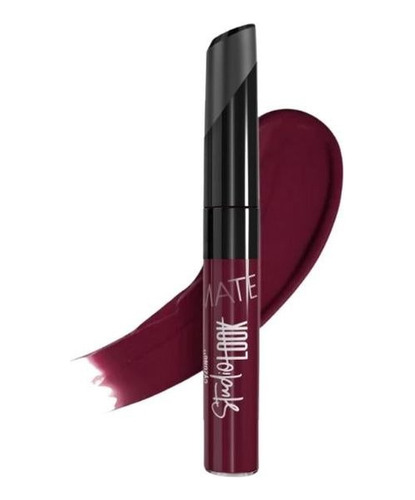 Labial Liquido Cyzone Studio Look Mate Color Burgundy