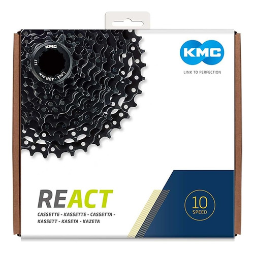 Piñon Cassette Kmc React 10v 11-50t Nucleo Shimano Hg 1x10
