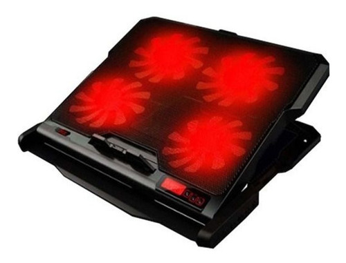 Cooler Para Laptop 4 Ventiladores Cybercool Halion Ha-k4